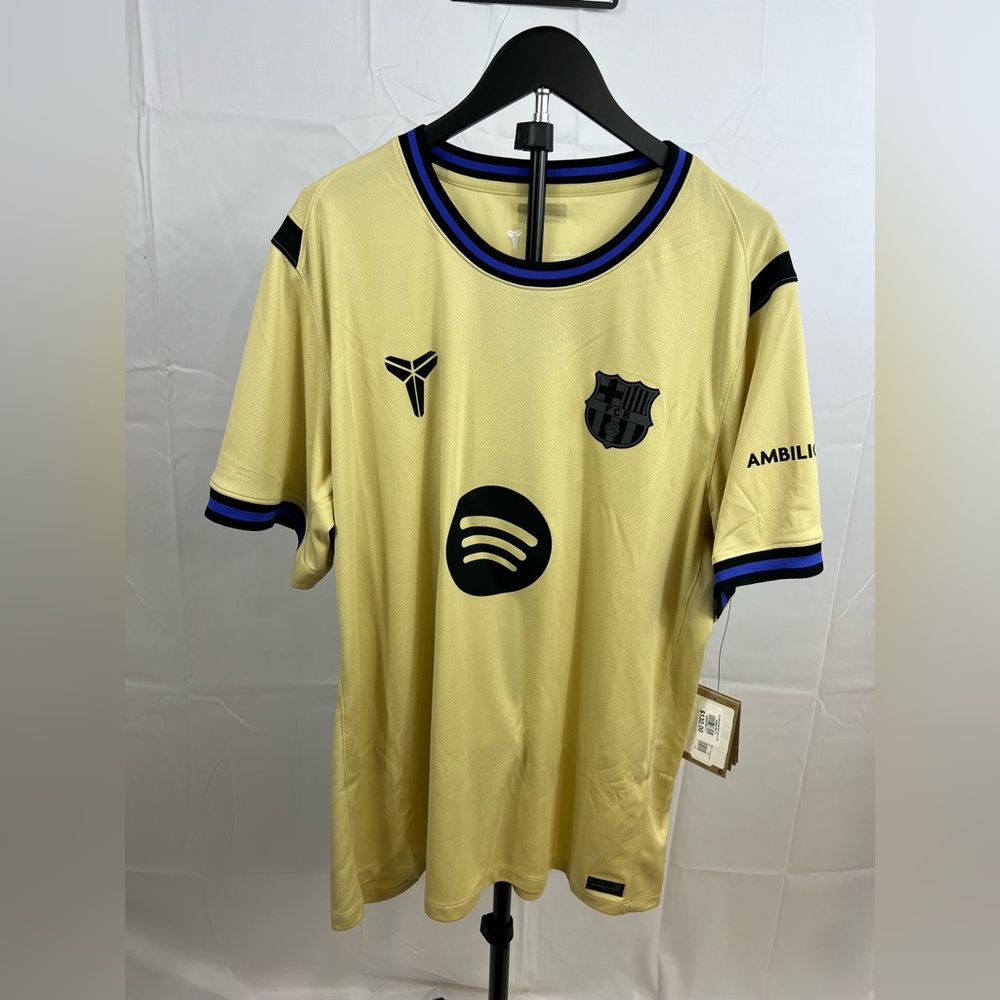 NWT Nike X Kobe Bryant FC Barcelona 2025/26 Away Soccer Jersey #10 Size XXL